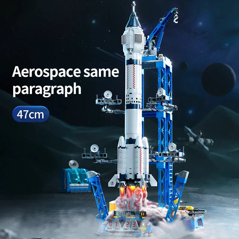 Centro de lanzamiento Lunar 107 pcs (Cohete)